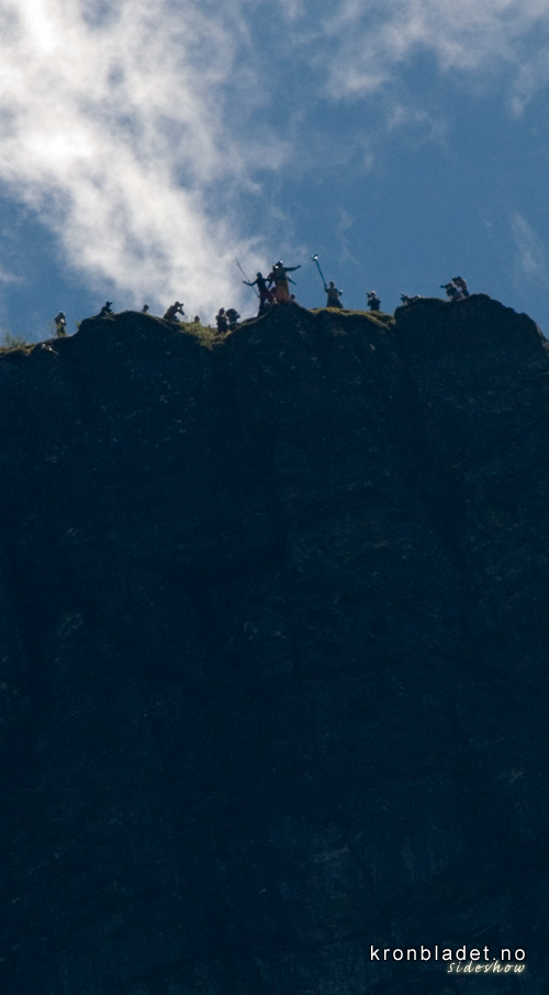 Basehopputspring fr Nebbet under Ekstremsportveko p Voss Base jump from Nebbet (extreme sport week), well documented
