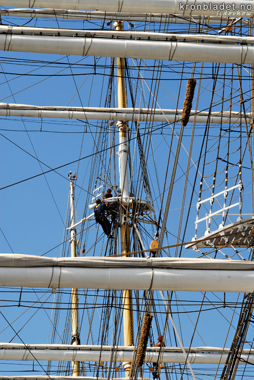 Statsraad Lehmkuhl i Vgen, rigg 